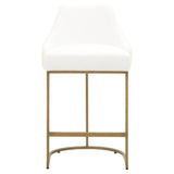 BLU Home Parissa Counter Stool - Gold/Peyton Pearl (Set of 2) Furniture orient-express-6011CS.LPPRL-BGLD