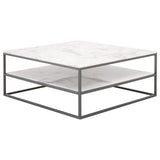 BLU Home Perch Square Coffee Table Furniture orient-express-1730-SQ.GM/WHT