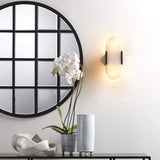 BLU Home Round Metal Grid Mirror Wall jamie-young-BL2116-M1