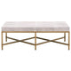 BLU Home Strand Shagreen Coffee Table Furniture orient-express-6117.WHT-SHG/GLD 00680270523197
