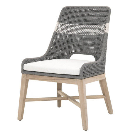 BLU Home Tapestry Outdoor Dining Chair - Dove (Set of 2) Furniture orient-express-6850.DOV/WHT/GT