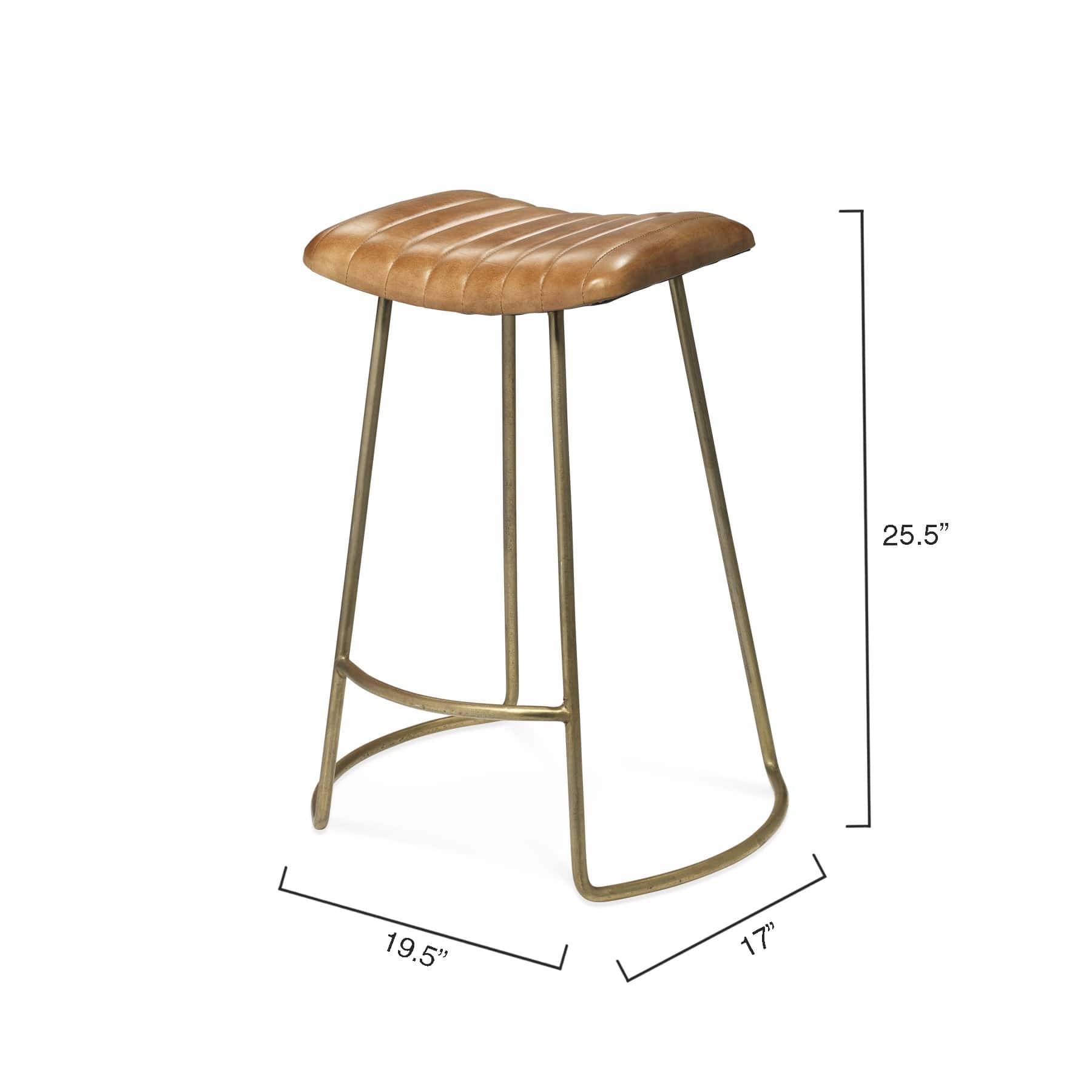 Brushed brass best sale counter stool