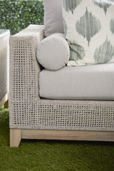 BLU Home Tropez Outdoor 90" Sofa - Taupe & White Furniture orient-express-6843.WTA/PUM/GT