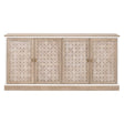 BLU Home Weave Media Sideboard Furniture orient-express-8082.SGRY-OAK/WPO