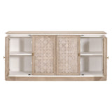 BLU Home Weave Media Sideboard Furniture orient-express-8082.SGRY-OAK/WPO