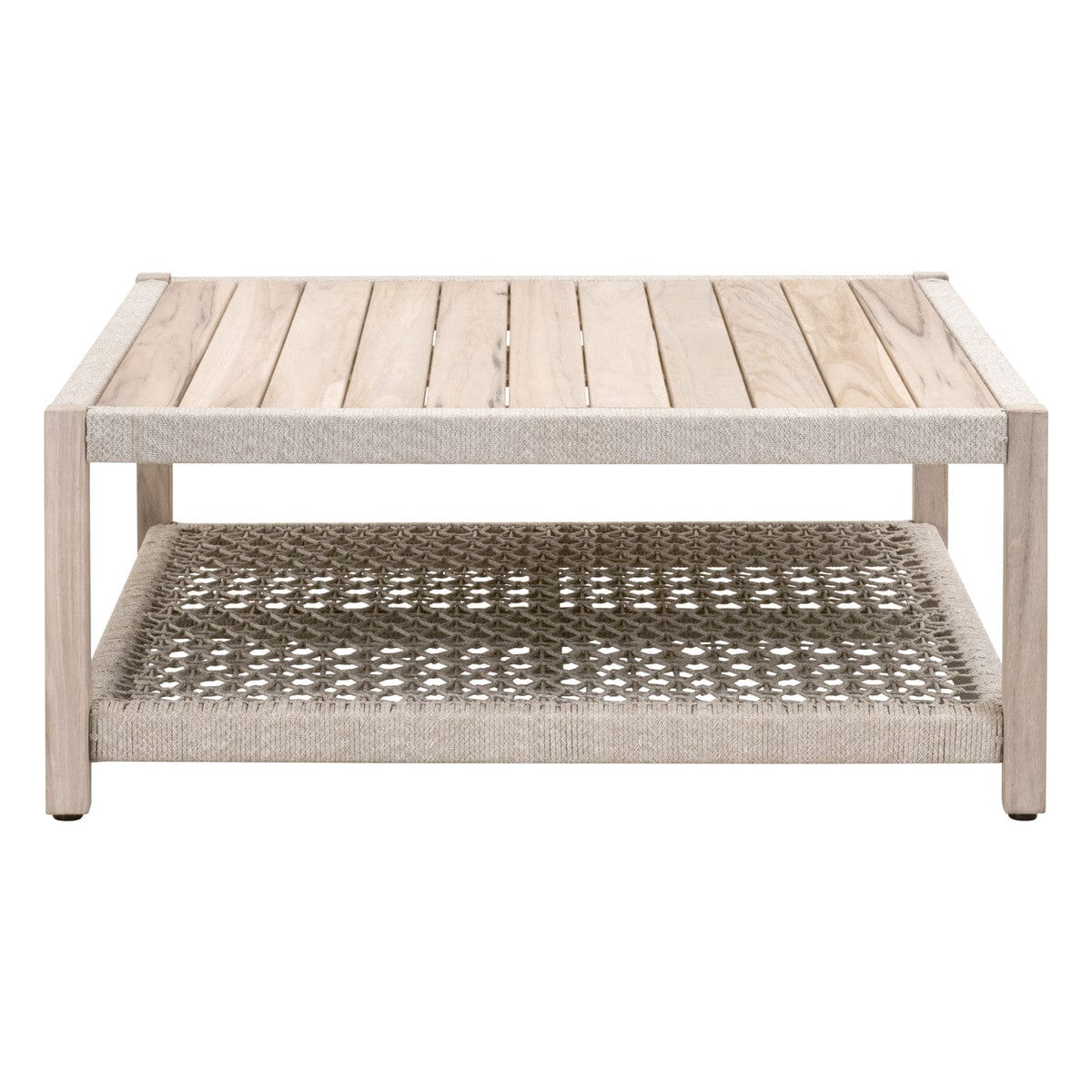 Essentials for Living Woven Wrap Outdoor Square Coffee Table