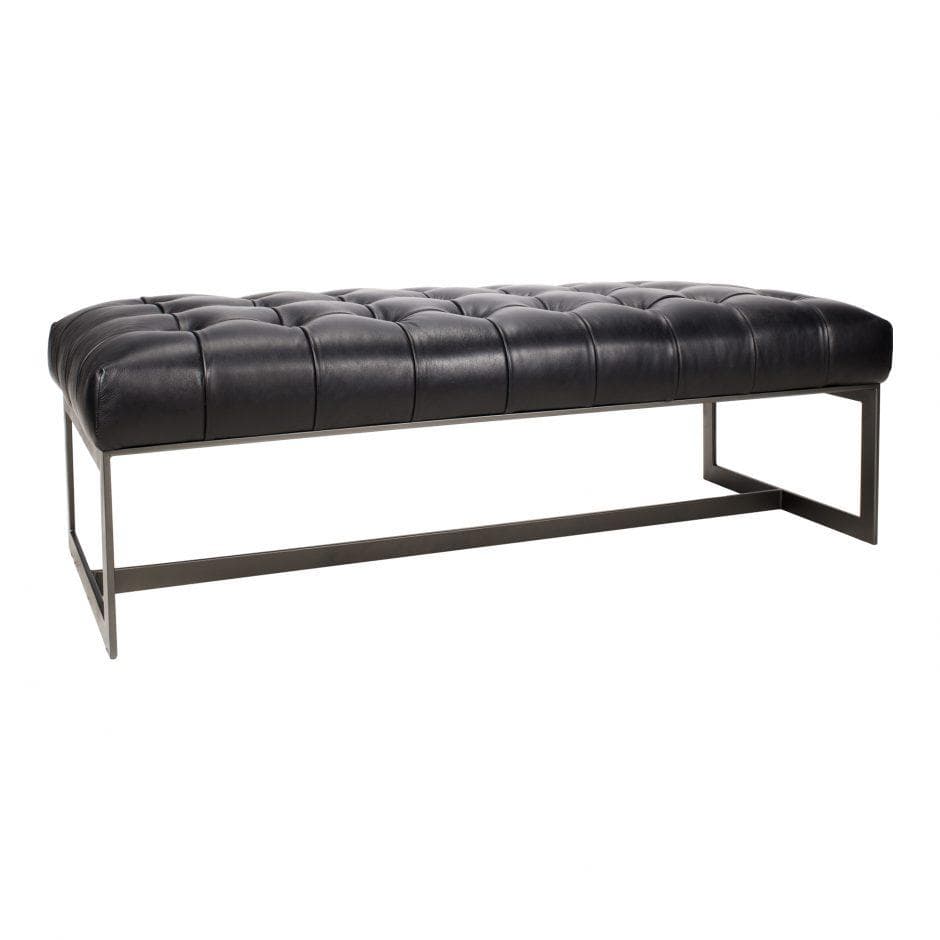 BLU Home Wyatt Leather Bench Furniture moes-QN-1002-02 849043070478