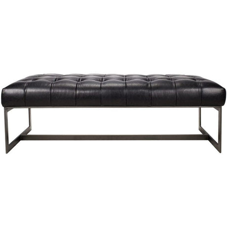 BLU Home Wyatt Leather Bench Furniture moes-QN-1002-02 849043070478