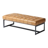 BLU Home Wyatt Leather Bench Furniture moes-QN-1002-40 840026433549
