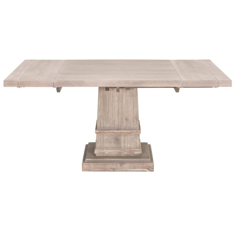 BLU Hudson Rectangle Extension Dining Table - Natural Gray Furniture