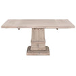 BLU Hudson Rectangle Extension Dining Table - Natural Gray Furniture