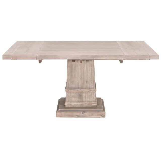 BLU Hudson Rectangle Extension Dining Table - Natural Gray Furniture