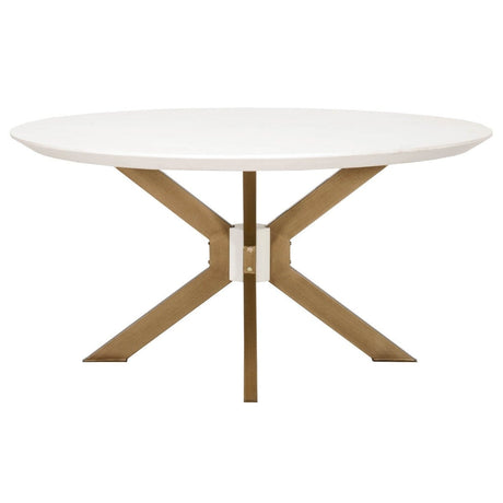 BLU Industry Round Dining Table Furniture orient-express-4632-RD.BRA/IVO