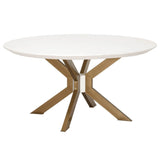 BLU Industry Round Dining Table Furniture orient-express-4632-RD.BRA/IVO