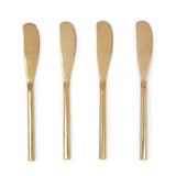 Blue Pheasant Gwen Polished Gold Cheese Spreaders - Set of 4 Decor blue-pheasant-gwen-polished-gold-flatware-set-spreaders
