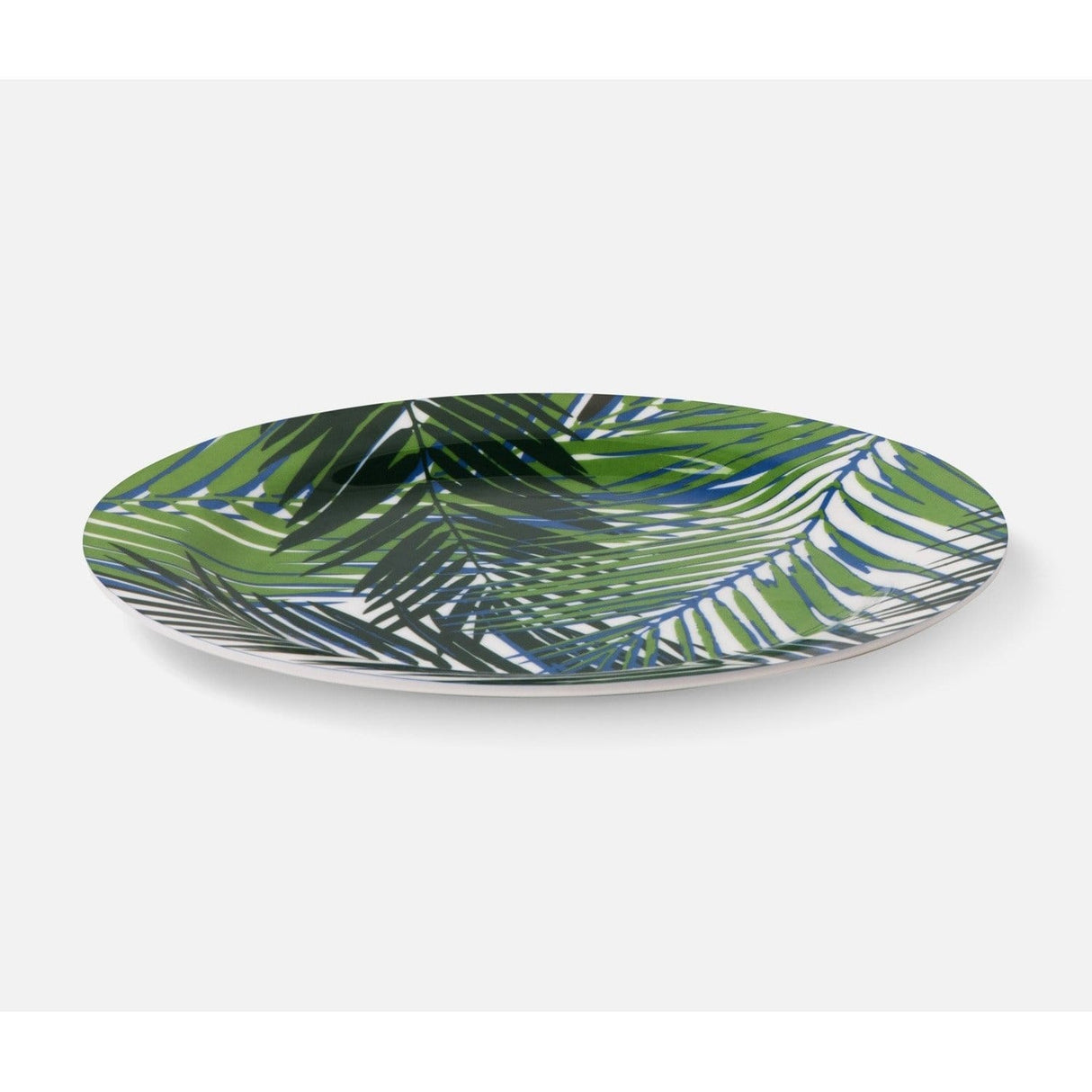 Blue Pheasant Kinsey Palm Leaf Dinnerware Set Decor