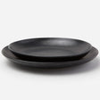 Blue Pheasant Marcus Black Glaze Round Serving Platter (Pack of 2) Decor