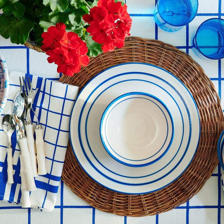 Blue Pheasant Mark D. Sikes Montecito 5-Piece Flatware Set Decor blue-pheasant-montecito-flatware-set-stainless-steel-acrylic