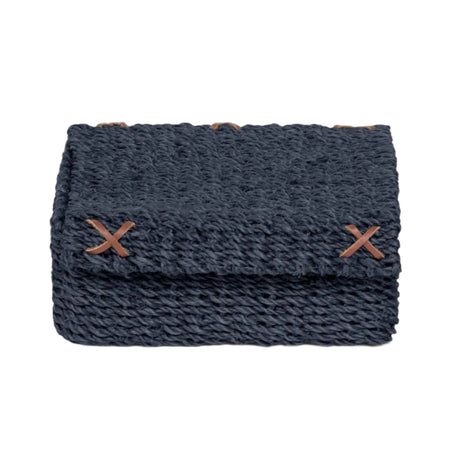 Blue Pheasant Voru Navy Napkin Holder Pillow & Decor