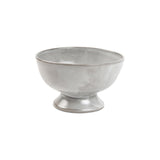 Blue Pheasant Wilson Footed Serving Bowl - Cement Glaze (Pack of 2) Decor
