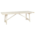 BoBo Intriguing Objects White Pine Campaign Dining Table Furniture BoBo-White-Pine-Rectangular-Dining-Table
