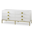 Boyd Formal 6 Drawer Dresser - Eloquent White Lacquer Furniture boyd-1304117