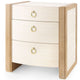 Villa & House Albert 3-Drawer Side Table Accent & Side Tables villa-house-ABR-130-6209-99-PULL-BND-88