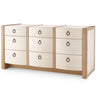 Villa & House Albert Extra Large 9-Drawer Dressers villa-house-ABR-250-6209-99-99-PULL-BND-804