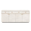 Villa & House Andre 3-Drawer and 4-Door Cabinet - White Furniture