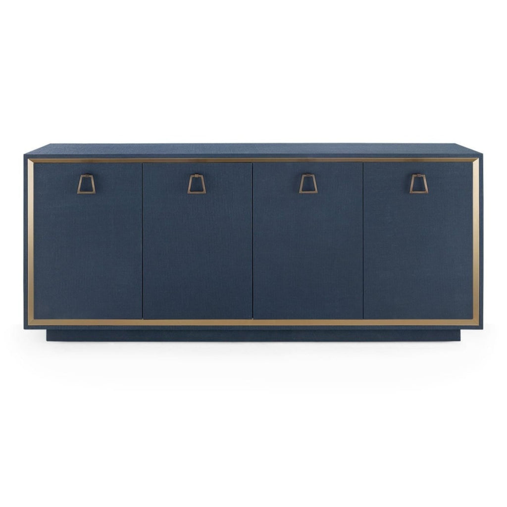 Villa & House Ansel 4-Door Cabinet - Navy Blue – Meadow Blu