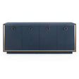 Villa & House Ansel 4-Door Cabinet - Navy Blue Furniture villa-house-ANS-450-5198-PULL-OWE-88