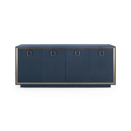 Villa & House Ansel 4-Door Cabinet - Navy Blue Furniture villa-house-ANS-450-5198-PULL-SNO-88