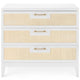Villa & House Astor 3-Drawer Side Table - White PRODUCTION PAUSE Furniture villa-house-AST-130-09