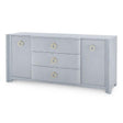 Villa & House Audrey 3-Drawer and 2-Door Cabinet - Gray Furniture