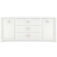 Villa & House Audrey 3-Drawer and 2-Door Cabinet - White Furniture