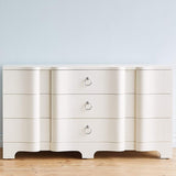 Villa & House Bardot Extra Large 9 Drawer Dresser - White-Nickel Furniture villa-house-BDT-250-59-Nickel