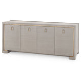 Villa & House Blake 4-Door Cabinet - Light Gray Furniture villa-house-BLK-450-26-PULL-RAQ-804