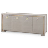 Villa & House Blake 4-Door Cabinet - Light Gray Furniture villa-house-BLK-450-26-PULL-RAQ-88