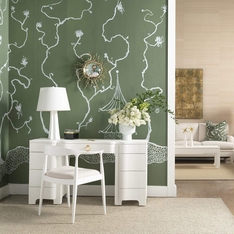 Villa & House Bouquet Desk - White Furniture