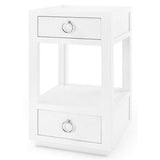 Villa & House Camilla 2-Drawer Side Table - White Furniture