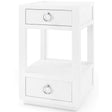 Villa & House Camilla 2-Drawer Side Table - White Furniture