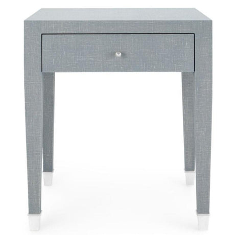 Villa & House Claudette 1-Drawer Side Table - Grey Furniture