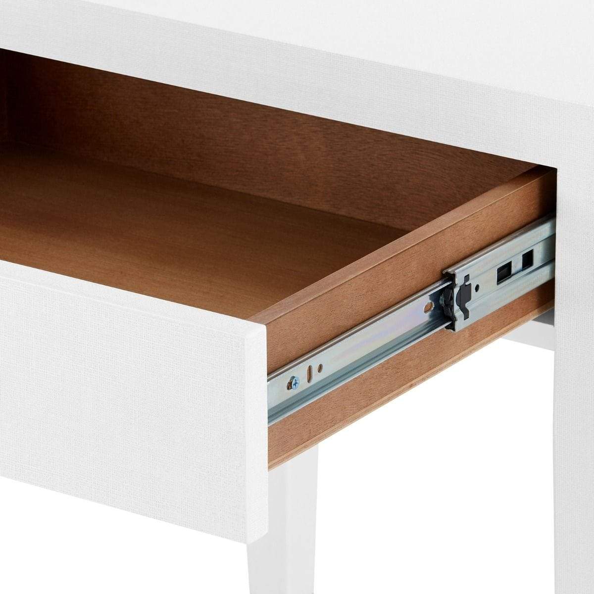 Villa & House Claudette 1-Drawer Side Table - Grey Furniture