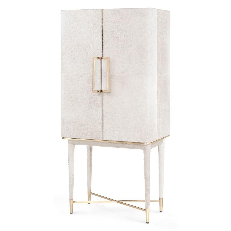 Villa & House Florian Tall Bar Cabinet - White Furniture villa-house-FLO-235-489