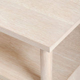 Villa & House Gabriel 1-Drawer Side Table - Bleached Cerused Oak Furniture