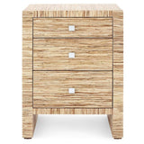 Villa & House Morgan Papyrus 3-Drawer Side Table - Natural Furniture villa-house-MOR-130-614