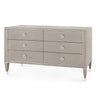 Villa & House Morris Extra Large 6 Drawer Dresser - Taupe Gray Furniture villa-house-MRS-250-26-807