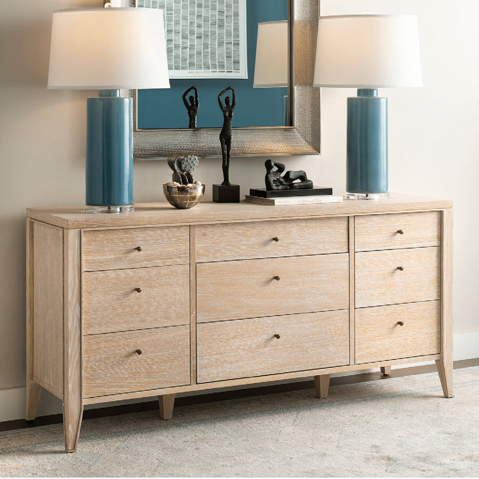 Villa & House Paola 9-Drawer Extra Large Dresser – Meadow Blu