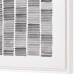 Villa & House Rain Framed Silk Panel - Black Wall villa-house-RAN-675-01