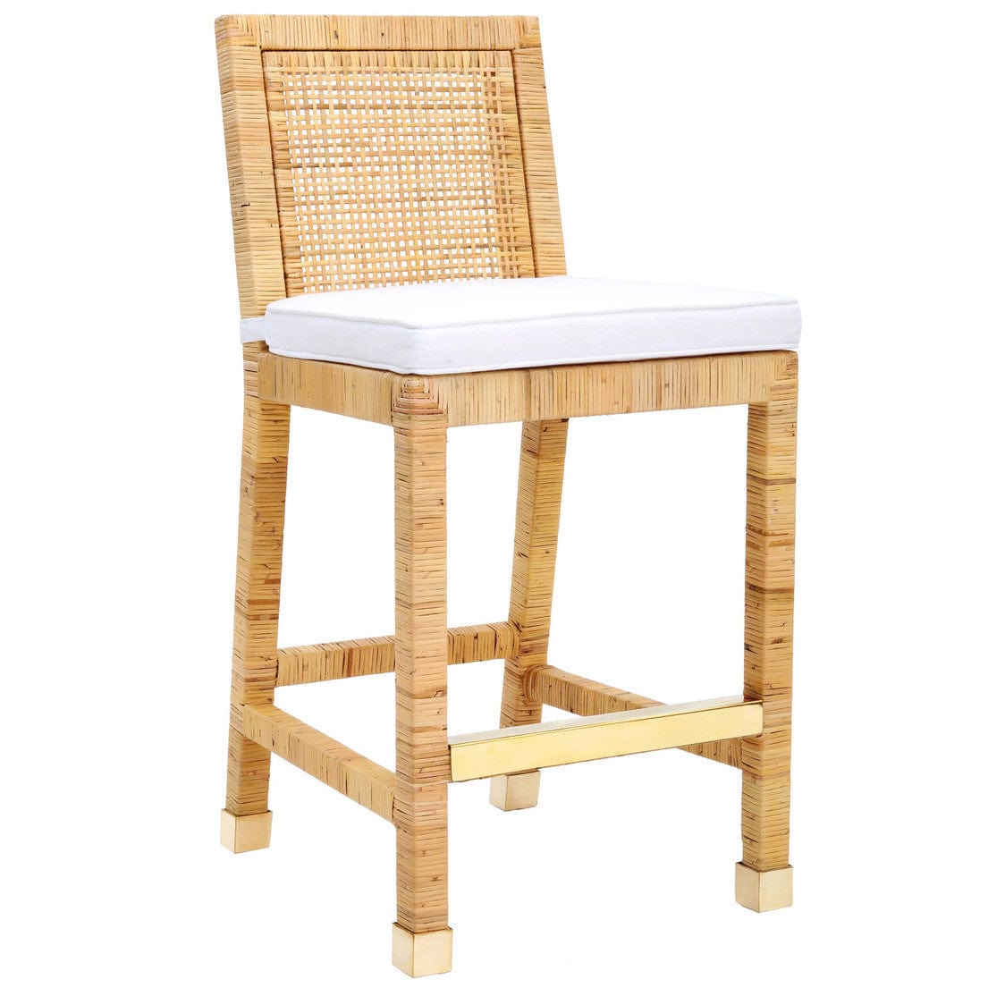 Rattan best sale stools counter